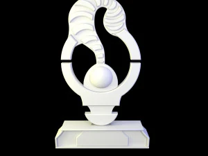 medal award low-poly 3D Model