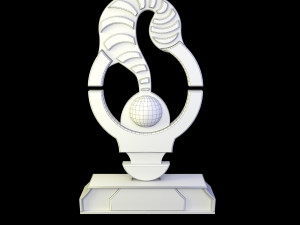 medal award low-poly 3D Model