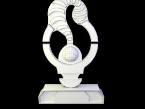 medal award low-poly 3D Model