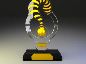 medal award low-poly 3D Model