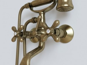 bathshower mixer emmevi deco Modello 3D