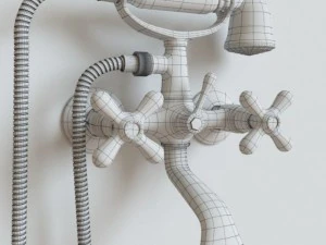 bathshower mixer emmevi deco 3D Model