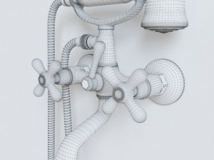 bathshower mixer emmevi deco Modello 3D
