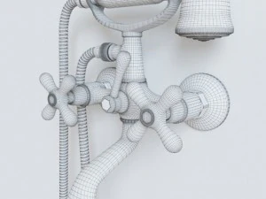 bathshower mixer emmevi deco 3D Model