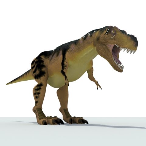 Tyrannosaurus 3D Model .c4d .max .obj .3ds .fbx .stl .blend 