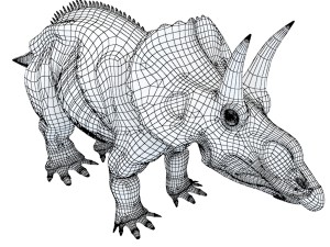 Diceratops dinosaur Modèle 3D