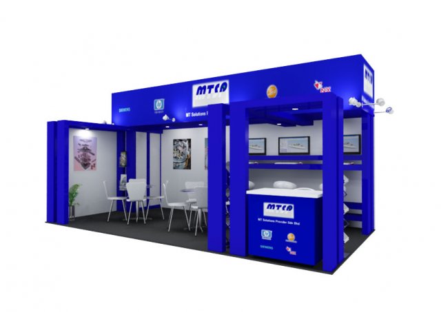 mtca exhibition booth 3D 모델 .c4d .max .obj .3ds .fbx .stl .blend 