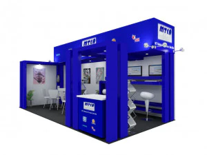 mtca exhibition booth 3D Model