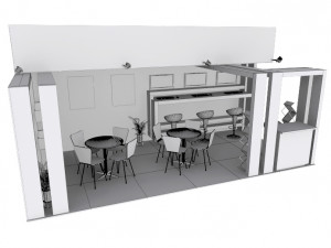 mtca exhibition booth 3D 모델