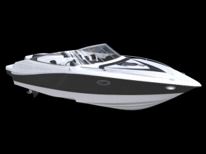 Speed boat 12 meters 3D Model