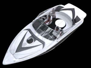 Speed boat 12 meters 3D Model