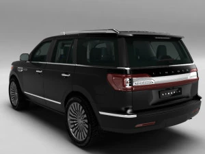 Lincoln navigator suv luxury car 3D Model
