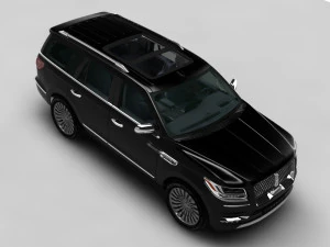 Lincoln navigator suv luxury car 3D Model