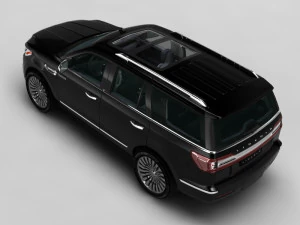 Lincoln navigator suv luxury car 3D Model