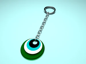 keychain cats eye 3D Model