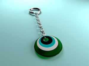 keychain cats eye 3D Model