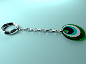 keychain cats eye 3D Model