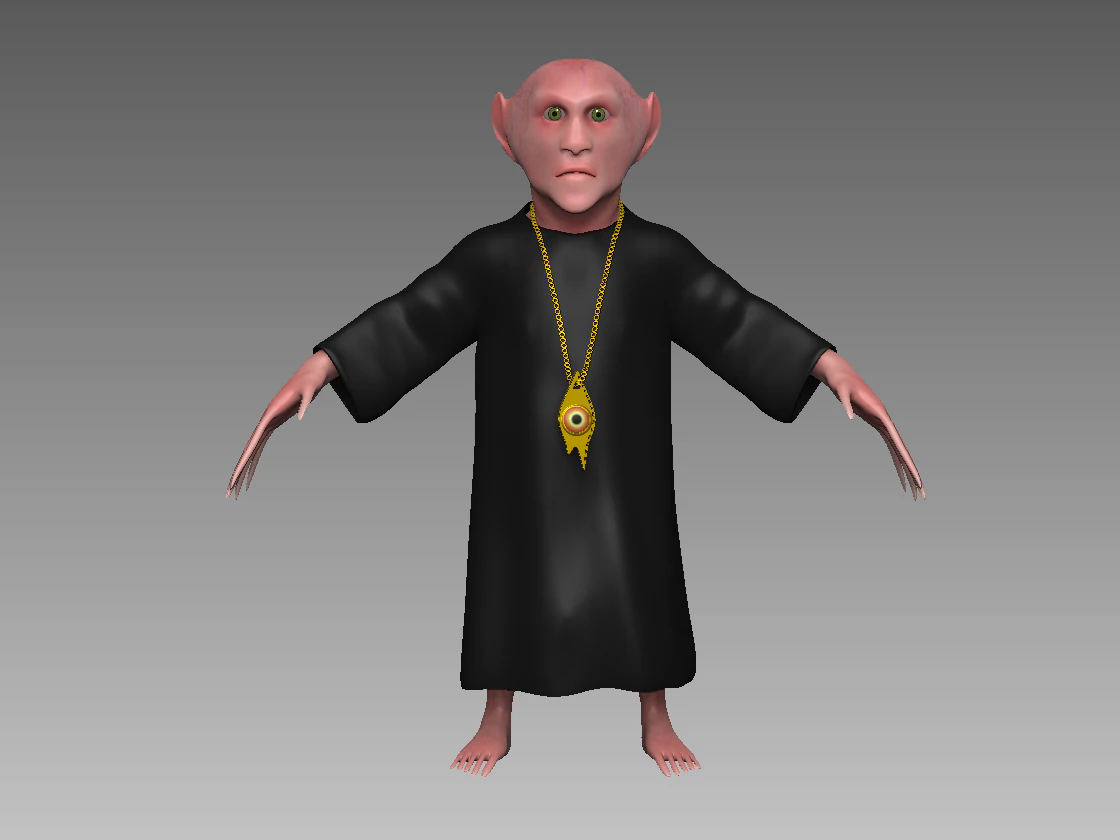 monster 3D Model .c4d .max .obj .3ds .fbx .stl .blend 