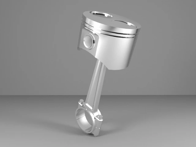 piston 3D Model .c4d .max .obj .3ds .fbx .stl .blend 