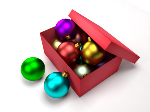 christmas balls 3D Model