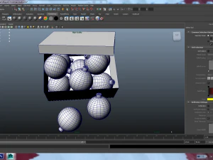 christmas balls 3D Model