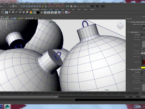 christmas balls 3D Model