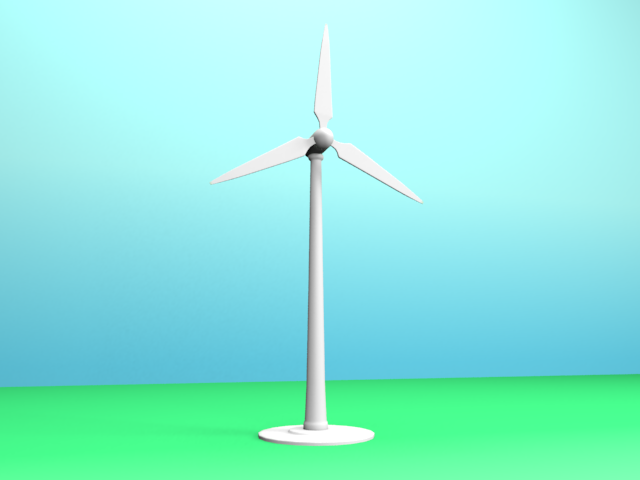 wind power 3D Model .c4d .max .obj .3ds .fbx .stl .blend 