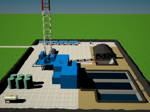 drilling area 3D 模型