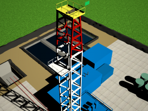 drilling area 3D 模型