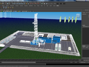drilling area 3D 模型