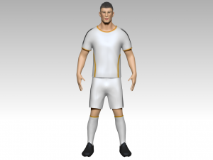 footballer 3D Model