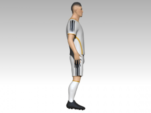 footballer 3D Model
