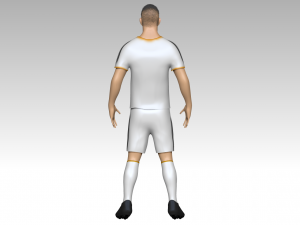footballer 3D Model