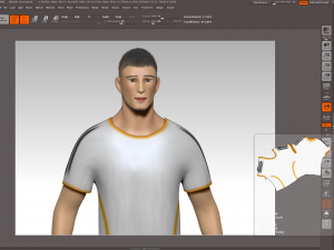 footballer 3D Model