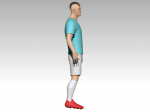 footballer Modelo 3D