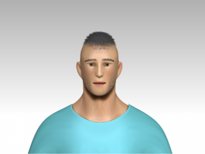 footballer Modelo 3D