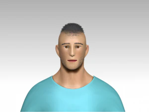 footballer 3D Model