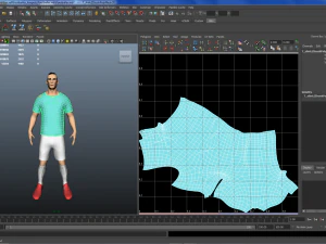 footballer 3D Model