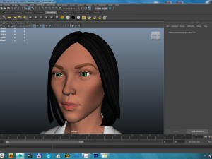 cartoon woman Modèle 3D