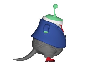 cartoon chupa Modèle 3D