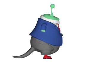 cartoon chupa 3D Model
