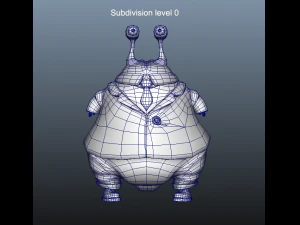 cartoon chupa 3D Model
