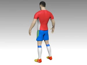 football player 3D Model