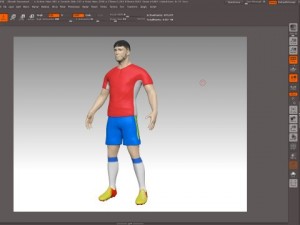 football player 3D 模型