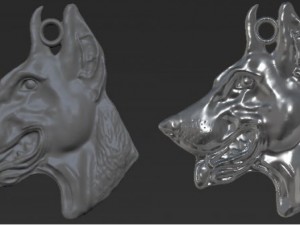 doberman Model do druku 3D