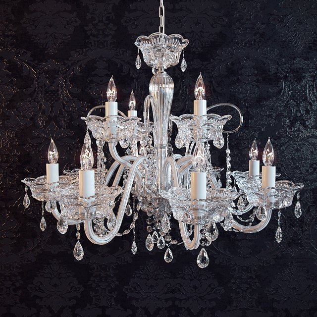chandelier bl310 8 4 ch Model 3D .c4d .max .obj .3ds .fbx .stl .blend 