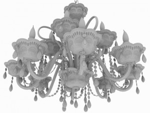 chandelier bl310 8 4 ch Model 3D