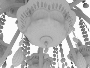 chandelier bl310 8 4 ch Model 3D