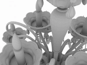 chandelier bl310 8 4 ch 3D Model
