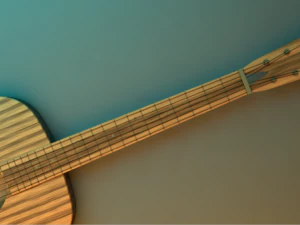 ギター 3Dモデル